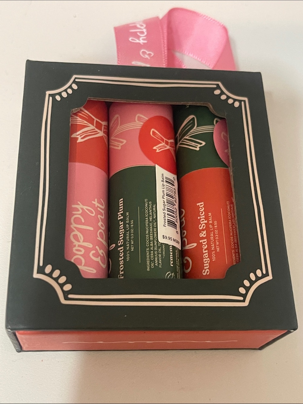 Holiday Lip Balm Trio
Frosted Sugar Plum & Sugared Spiced